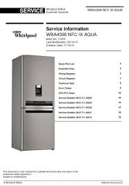 Whirlpool tdlr 65330 washing machine service manual. Whirlpool Wba4398 Nfc Ix Aqua Refrigrator Service Manual Whirlpool Nfc Manual