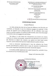 Choix d'un cadeau original en cadeau de noel la canne épée fera plaisir c'est garanti. Republique Centrafricaine Ministere De La Defense Nationale Et De La Reconstruction De L Armee Communique Radio Large Diffusion No 315 25 12 2020 Minbane