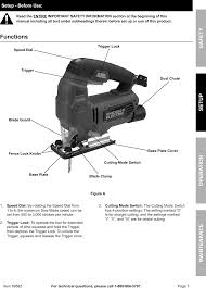 Harbor freight buys their top quality tools from the same factories that supply our competitors. Manual For The 69582 Orbital Jigsaw