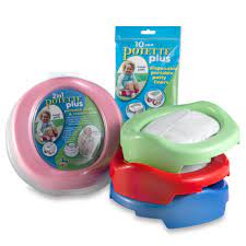 2 In 1 Travel Potty Chair Seat Potette Plus Potty Training Concepts Travel Potty Travel Potty Chair Potty Trainer