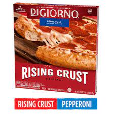 I'm skipping this week's chef boyardee sampling to bring you this frozen pizza review, because i think you'd rather see the frozen pizza review instead of another week of chef. Digiorno Pepperoni Frozen Pizza On A Rising Crust 27 5 Oz Walmart Com Walmart Com
