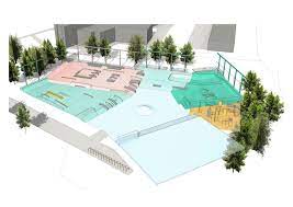 Persruimte.stad.gent aan de zuiderlaan bouwt de stad gent het grootste skatepark in belgië. Voorontwerp Skatepark Blaarmeersen Enthousiast Onthaald Stad Gent Stad Gent
