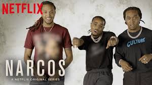 It was released on january 26, 2018. Narcos Mexico Migos Ad Libs Riding Dirtbikes Netflix Youtube