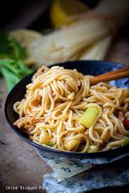 Rice Stick Noodles Stir Fry - China Sichuan Food