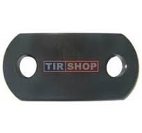 Support / mounting bracket front spring flange (14mm) Mercedes | 9493220020