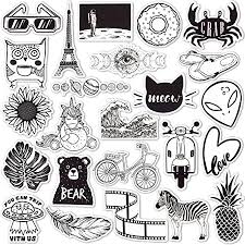 We did not find results for: Amazon Com Susihi Black And White Vsco Stickers For Laptop Stickers For Teen Girls Water Bottle Black Stickers For Adults Cute Stickers Black And White Aesthetic Waterproof Stickers Pack 50pcs Computers Accessories