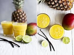 Smoothie Ananas Mangue Lime Vanille Recette Mangue Ananas Alimentation