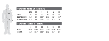 24 Factual Dirt Bike Jersey Size Chart