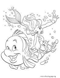 Triton, the father of ariel, is the son of poseidon. Little Mermaid Sebastian Coloring Pages Coloring Home