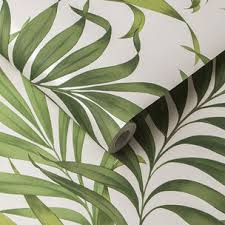 Monstera leaf wallpaper, removable wallpaper, temporary wallpaper, monstera leaves wallpaper, jungle master bedroom boho bohemian decor ideas for a minimalist bedroom white and green vibrant colors. Tropical Wallpaper Jungle And Exotic Animal Prints Graham Brown
