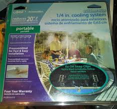 Orbit Portable 1 4 Inch Outdoor Mist Cooling System Misting Kit Hose 10 Ft 30510 For Sale Online Ebay