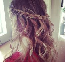 It is one of the hottest. Thin Curls With Two Sided Braids Pulled Back Into One Cute Hair Styles Long Hair Styles Braided Hairstyles