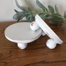 Mini Riser Rustic Wood Mini Stand Set Of 2 Mini Risers Mug Etsy Wood Diy Diy Wood Projects Small Decor