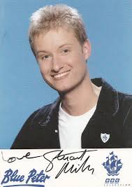 Stuart Miles Blue Peter Hand Signed Cast Card Photo