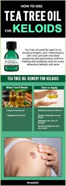How To Use Tea Tree Oil For Keloids Tea Tree Oil Benefits Skin Tags Essential Oils Coconut Oil For Skin