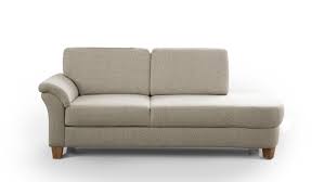 Öko sofa mit hohem sitzkomfort. Recamiere Borkum 2 Sitzer In Stoff Natur Federkern Landhausstil 179 Cm