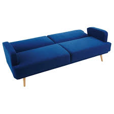 Canape Lit 3 Places Bleu Roi Elvis Maisons Du Monde Lit 3 Places Canape Lit Canape