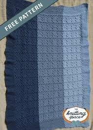 I'm currently knitting a shawl and loving it though: Holding Hands Knitted Baby Blanket Free Knitting Pattern