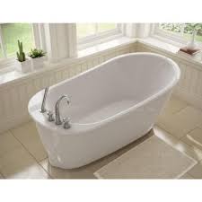 They're also licensed walk in bathtub installers. Maax Sax 5 Ft Freestanding Bath Tub In White Free Standing Bath Tub Free Standing Tub Bathtub Remodel