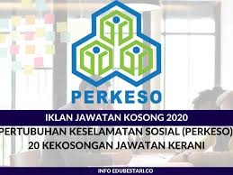 Jawatan kosong kerani seluruh negara 2018/2019 terkini. Iklan Jawatan Kosong Kerani Di Pertubuhan Keselamatan Sosial Perkeso Edu Bestari