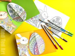 You could make easter eggs with paper quilling and flowers as well. Easy Handmade Easter Cards Red Ted Art Make Crafting With Kids Easy Fun