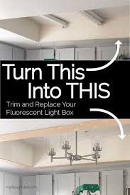 In addition to diffusing light through the kitchen, the led ceiling light is an attractive element on its own. Replacing Fluorescent Light Boxes In Your Kitchen My Design Rules