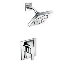 Moen 90 Degree Posi Temp Single Handle Shower Trim Only 1 75 Gpm Polished Chrome Mts2712ep Shower Tub Shower Faucet Shower Faucets