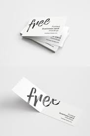 Free Folded Business Card Mockup Business Card Mock Up Folded Business Cards Business Cards
