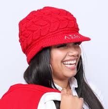 Delta Sigma Theta ΔΣΘ Sorority Red and Black Color Acrylic Woolen  Cap/winter Hat With Greek Letters