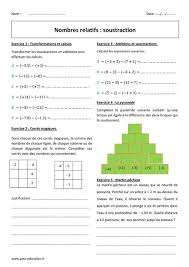 Le brevet des collèges est très certainement le premier examen national que vous allez passer. Nombres Relatifs Soustraction 5eme Exercices A Imprimer Maths 5eme Soustraction Problemes Mathematiques