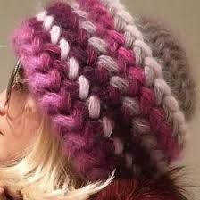 قبعة كروشية بغرزة المنتفخة المائلة او الجدلة crocheted hats crochet hats crochet crochet bag
