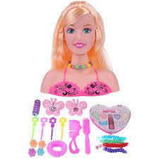 Makeup Hairstyle Doll Mannequin Head Pretend Play Toys Gi Https Www Amazon Com Dp B07cwpnnzc Ref Cm Sw R Pi Toys For Girls Makeup Toys Barbie Styling Head