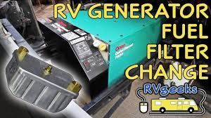 6000 watts will run a household electric clothes dryer with about 15% to spare which is barely a safe margin. Onan Rv Generator Fuel Filter Replacement Rv Generator Maintenance Youtube