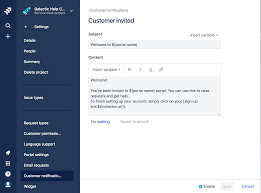 Customize Your Invitation Emails To Customers Jira Service Management Cloud Atlassian Documentation