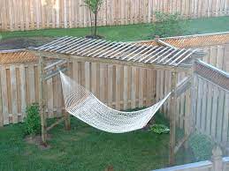 Hammock In Pergola Backyard Hammock Diy Backyard Backyard Decor
