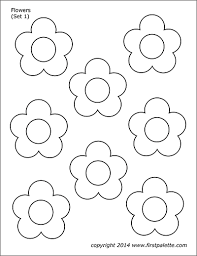 Lily with leaves coloring page. Flowers Free Printable Templates Coloring Pages Firstpalette Com