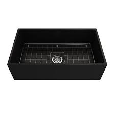 bocchi contempo 33 matte black fireclay