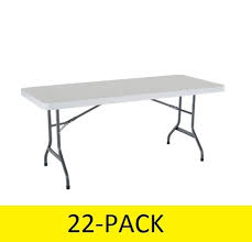 Lifetime 2901 6 Rectangular Tables 22 Pack White Granite Color Top Lifetime Tables White Granite Colors Living Room Table Sets