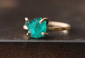 Diamond a collection of photos, articles, facts, maps and graphs about diamonds. Raw Gemstone Ring Alexis Russell
