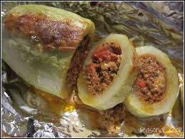 Stuffed Marrow An English Dolma Stuffed Marrow Marrow Recipe Recipes