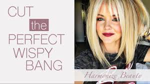 Thin bangs wispy bangs short bangs fringe hairstyles. How To Get The Perfect Wispy Bangs Harmonize Beauty Youtube
