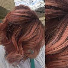 Pink Copper Chestnut Rose Gold Hair Brunette Ombre Hair Color For Brunettes Chestnut Hair