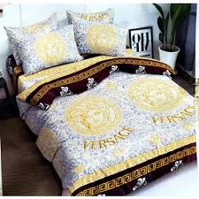 These quality sets will caresses your bed with extra. Beautiful Versace Prints Bedding Set Duvet Bedspread With 4 Pillow Cases Konga Online Shopping