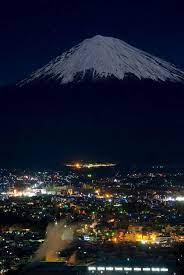 Night View Of Mt Fuji Japan Japan Travel Japan Mount Fuji