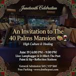 Paint & Sip Event - 40Palms Mansion