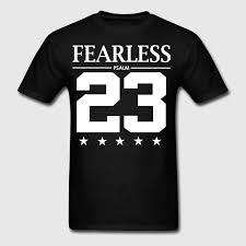 Fearless Psalm 23 Bible Verse Quote Men S T Shirt Tee Shirt Print Mens Tshirts T Shirt