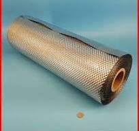stainless steel foil embossed dimpled texturized heat shields