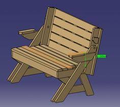 Banc Transformable En Table Par Deveault Bancs Table Banc Bois