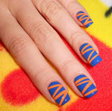 55 Stripe Nail Art Ideas With Images Manicure Paznokcie Paski