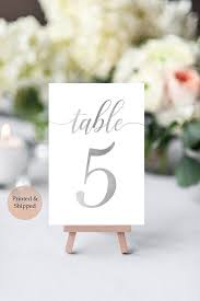 Silver Table Numbers Wedding Silver Wedding Table Number Silver Wedding Decor Elegan Gold Table Numbers Wedding Silver Table Numbers Wedding Wedding Numbers
